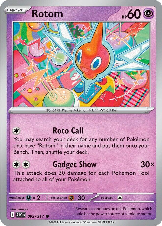 Ascended Heroes Rotom Pokémon card
